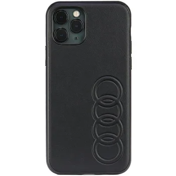 Audi dėklas iš ekologiškos odos, skirtas Apple iPhone 11 Pro, juodas