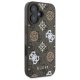 Guess 4G Printed Stripes MagSafe dėklas, skirtas iPhone 16, rudas