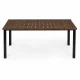Multigarden Didelis sodo stalas 180x90 cm, rudas