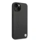 BMW Signature Logo Imprint MagSafe dėklas iPhone 14 Plus telefonui, juodas