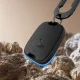 Apsauginis dėklas Tech-Protect Velar Apple AirTag 1 / 2 su karabinu, juodas