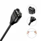 Tech-Protect MC04 UltraBoost USB-C įkrovimo laidas Garmin laikrodžiui 1m, juodas