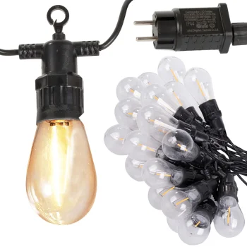 Sodo girlianda 20 LED, 20 m, šiltai balta