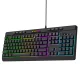 Laidinė žaidimų klaviatūra Wozinsky WKG-1044 su apšvietimu, juoda