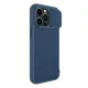Nillkin Qin Cloth Pro Case Phone Case Cover iPhone 14 Pro Max Camera Cover Holster Cover Flip Case Blue