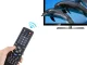 Universalus nuotolinio valdymo pultas TV ir garso / vaizdo įrangai, juodas