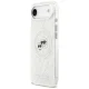 Karl Lagerfeld IML Glitter Karl&Choupette MagSafe dėklas, skirtas iPhone Air, pilkas