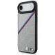 BMW M Tricolor Metal Logo MagSafe dėklas iPhone 17 Air telefonui, pilkas
