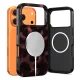 Tech-Protect Lamano MagSafe dėklas iPhone 17 Pro Max, juodas / raudonas