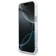 Karl Lagerfeld IML Peekaboo MagSafe dėklas iPhone 17 Pro Max, skaidrus