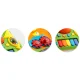 Ricokids RK-744 2-in-1 edukacinė vaikštynė su skydeliu, balta