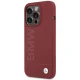 BMW Silicone Big Logo MagSafe dėklas iPhone 15 Pro, raudonas