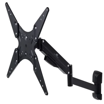 Maclean TV sieninis laikiklis su dujine spyruokle, 32"-55", 22kg, juodas