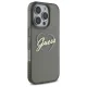 Guess IML Heart dėklas, skirtas iPhone 16 Pro Max, juodas