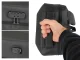 Anti-Theft Hard Shell Business Laptop Backpack with USB & Lock, Black