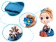 Dollhouse Doll Set, 4 pcs, 12 cm