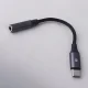 Garso adapteris Forever AJC-01 3.5mm į USB-C, Juodas