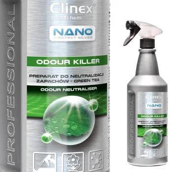 Air freshener for odor neutralization CLINEX Nano Protect Silver Odor Killer - Green Tea 1L