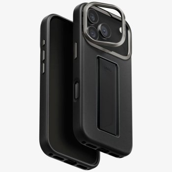 Dėklas Uniq Heldro Pro Magclick Charging skirtas iPhone 17 Pro, juodas