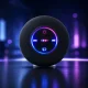 Mini Wireless Bluetooth Speaker with Suction Cup, IPX4, Black