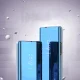 Atverčiamasis dėklas Samsung Galaxy S23+ Clear View Case, mėlynas