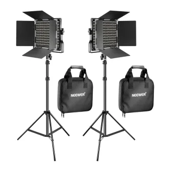 Neewer 660 Bi Color LED Studio Lighting Kit, 2x 40W 3200-5600K