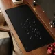 Žaidimų stalo kilimėlis Wozinsky WPD-B1000 XXL 1000x500 mm, atsparus vandeniui, juodas