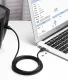 Ugreen USB-A į USB-B 2.0 spausdintuvo laidas, 1.5m, juodas