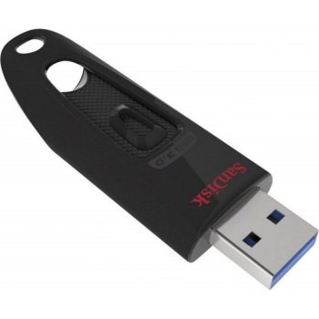 USB atmintinė SanDisk Cruzer Ultra 64GB 3.0, juoda
