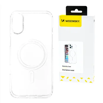 Wozinsky Samsung Galaxy S24 FE dėklas Ultra Clear MagSafe, skaidrus