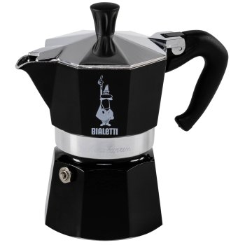 Bialetti Moka Express 3TZ moka kavinukas, juodas