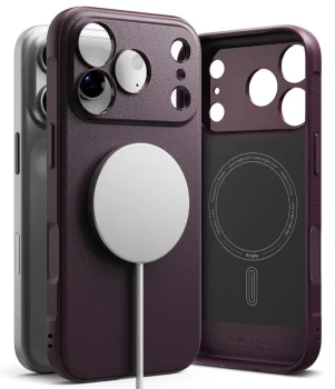 Ringke Onyx Magsafe case for iPhone 18 Pro / 17 Pro, burgundy