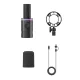 Dinaminis žaidimų mikrofonas BOYA CastMic S60, USB ir XLR, juodas
