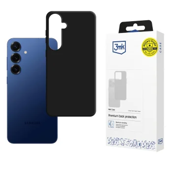 3Mk Protection Matt Case dėklas, skirtas Samsung Galaxy S25 FE, juodas