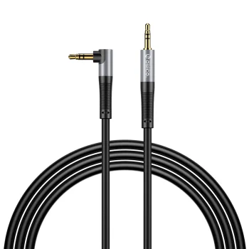 Garso laidas Orico AXW 3.5 mm mini jack kampinis 5 m, juodas