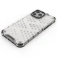 Apsauginis dėklas iPhone 13 Pro Max Honeycomb su TPU rėmeliu, mėlynas