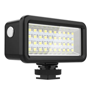 Vandeniui atsparus nardymo LED šviestuvas Puluz PU631B, 40m, juodas