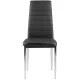 Modernios valgomojo kėdės 140796, 4 vnt., juodos