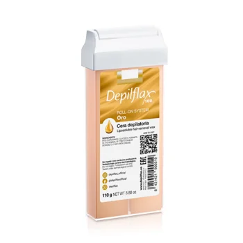 Depilflax 100 kasetinis depiliacijos vaškas, Gold, 110 g