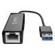 Tinklo adapteris Orico UTJ-U3 USB-A 3.0 į RJ45 Gigabit Ethernet, juodas