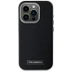 Karl Lagerfeld FW Metal Plate MagSafe dėklas iPhone 15 Pro, juodas