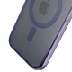 Dėklas 3mk Protection Frosty MagCase skirtas iPhone 12 Pro Max, violetinis