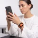 Tech-Protect NylonLoop strap for Apple Watch 44/45/46/49 mm, orange