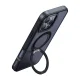 Mcdodo PC-4932 MagSafe dėklas telefonui iPhone 16 Pro su stovu, juodas