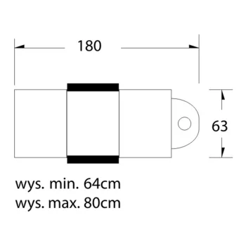 Kosmetologinis krėslas Case Basic 210, hidraulinis, su ratukais, baltas