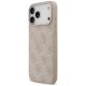 Guess 4G Ring Classic Logo MagSafe dėklas iPhone 17 Pro Max, rožinis