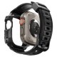 Spigen Rugged Armor Pro dėklas su dirželiu Apple Watch Ultra (49mm), juodas