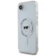 Karl Lagerfeld IML Metal Karl Head MagSafe dėklas iPhone 16e, baltas
