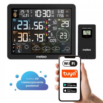 Case 133408 Wi-Fi meteorologinė stotelė su PM2.5 oro kokybės jutikliu