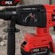 Akumuliatorinis perforatorius OPEX TOOLS OPX28008 21V 2x 3.0Ah SDS+